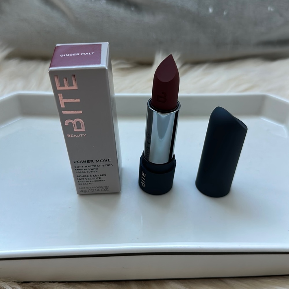 Bite Beauty Power Move Soft Matte Lipstick in Ginger Malt